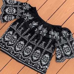 Gap Eyelet Off-the-Shoulder Top